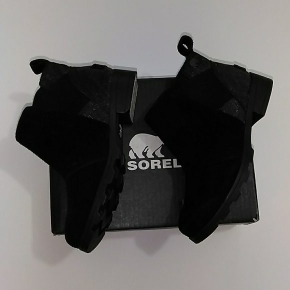 Sorel Shoes Nwt Sorel Youth Emelie Chelsea Sz 3 Black Boot Poshmark